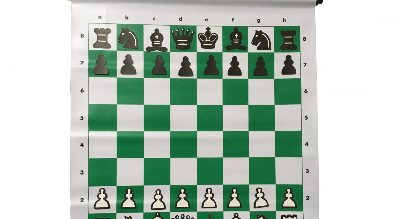 Tablero de ajedrez mural magnético para enseñanza