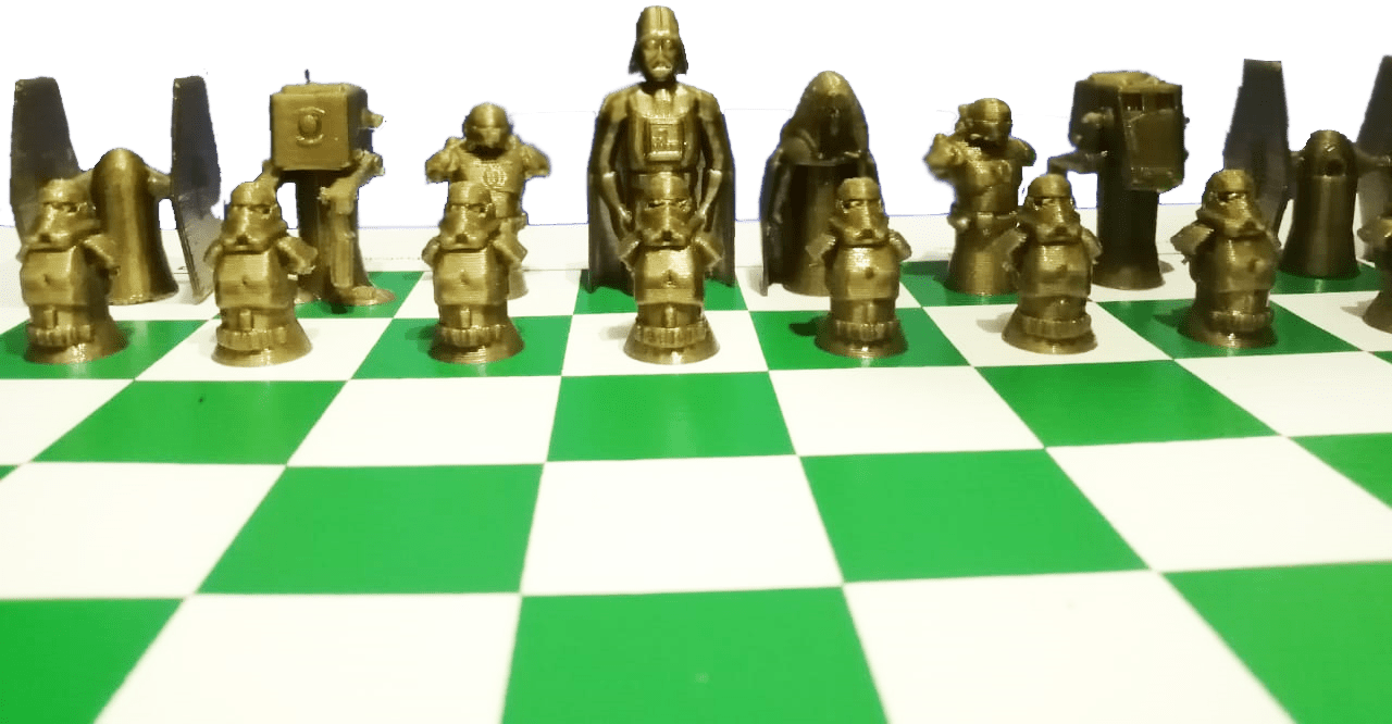 Tablero de ajedrez retro vintage de guerreros de terracota, regalo