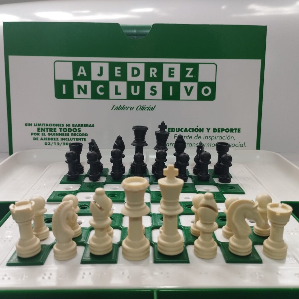 Ajedrez inclusivo o para personas ciegas